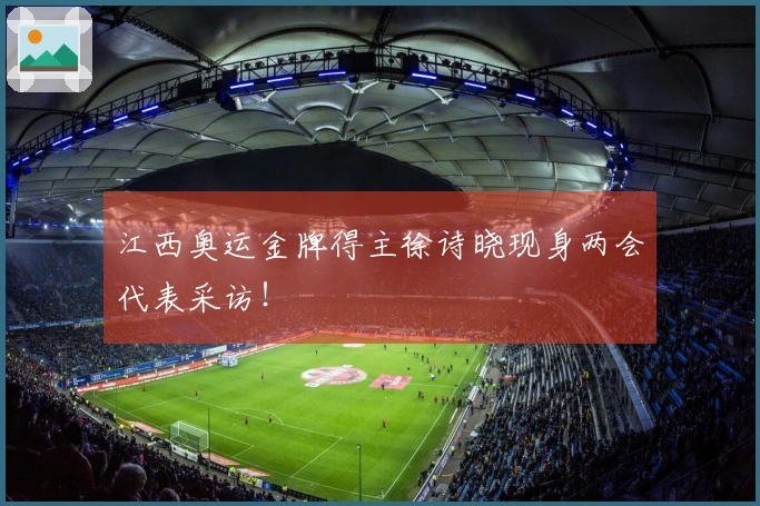 江西奥运金牌得主徐诗晓现身两会代表采访！