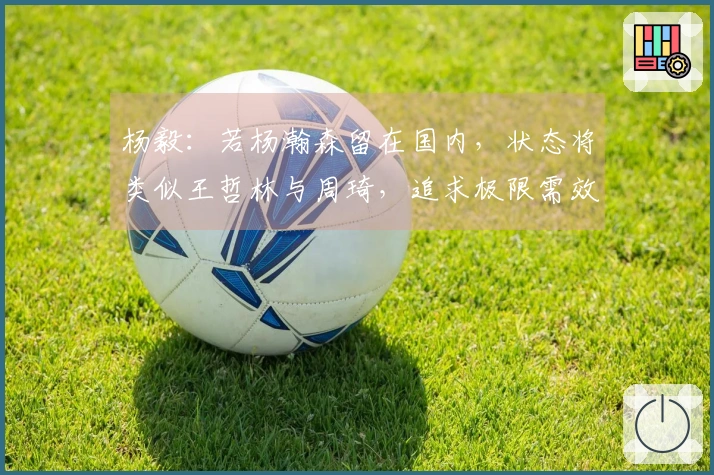 杨毅：若杨瀚森留在国内，状态将类似王哲林与周琦，追求极限需效仿姚明